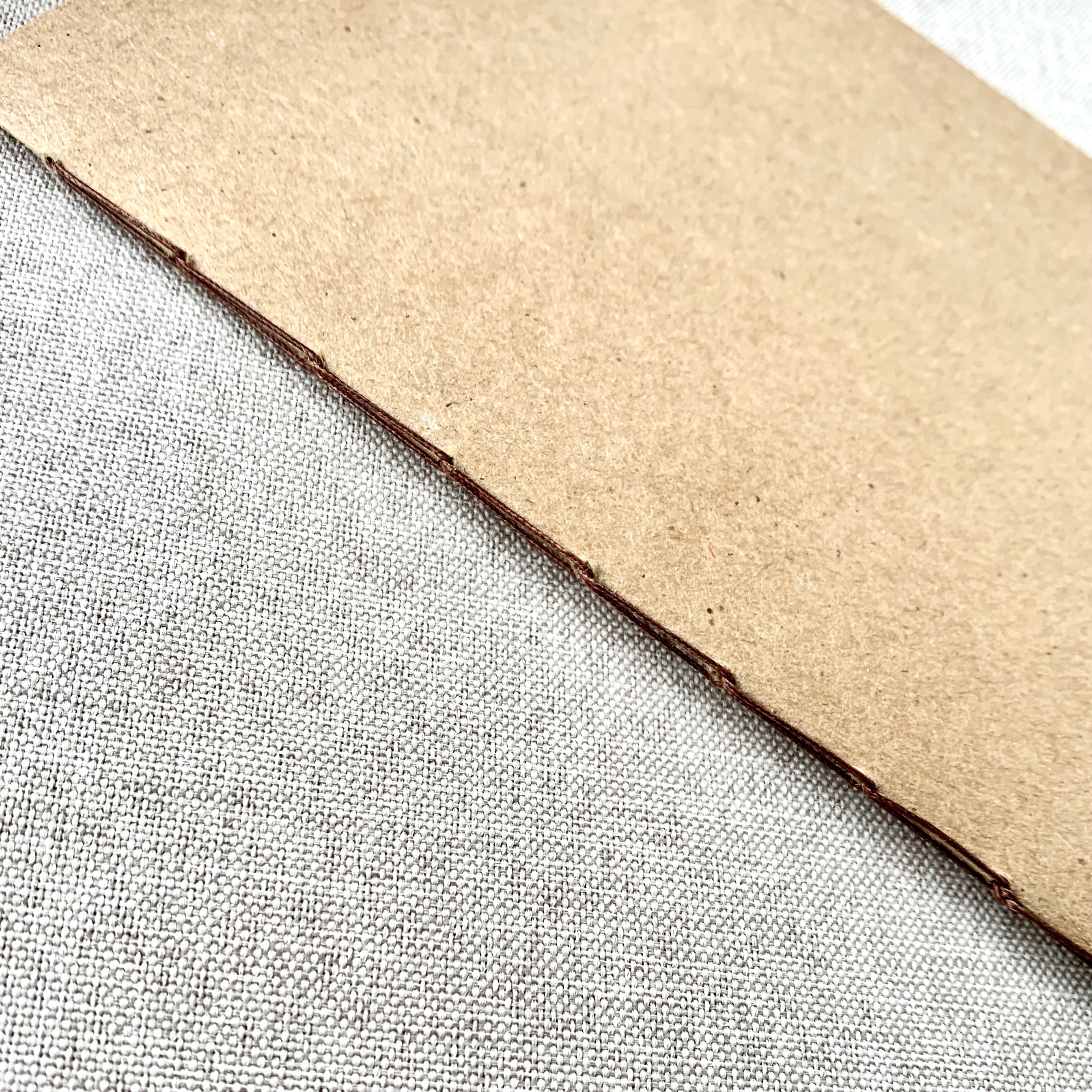A5 Dot Grid Travelers Notebook Insert – Fountain Pen Friendly, Hand-Stitched Kraft Cover
