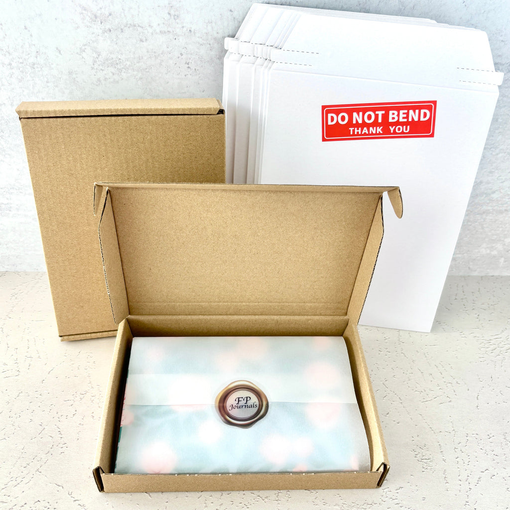 A6 Dot Grid Travelers Notebook Insert - Fountain Pen Friendly, Hand-Stitched Kraft Cover