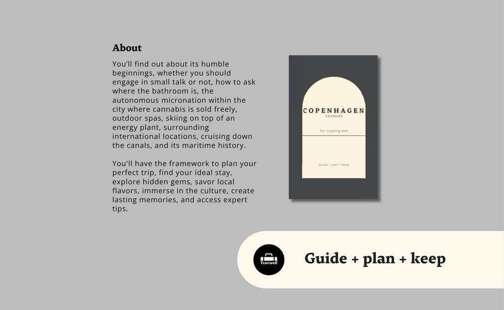 Copenhagen Travel Guide Book for Your Denmark Trip