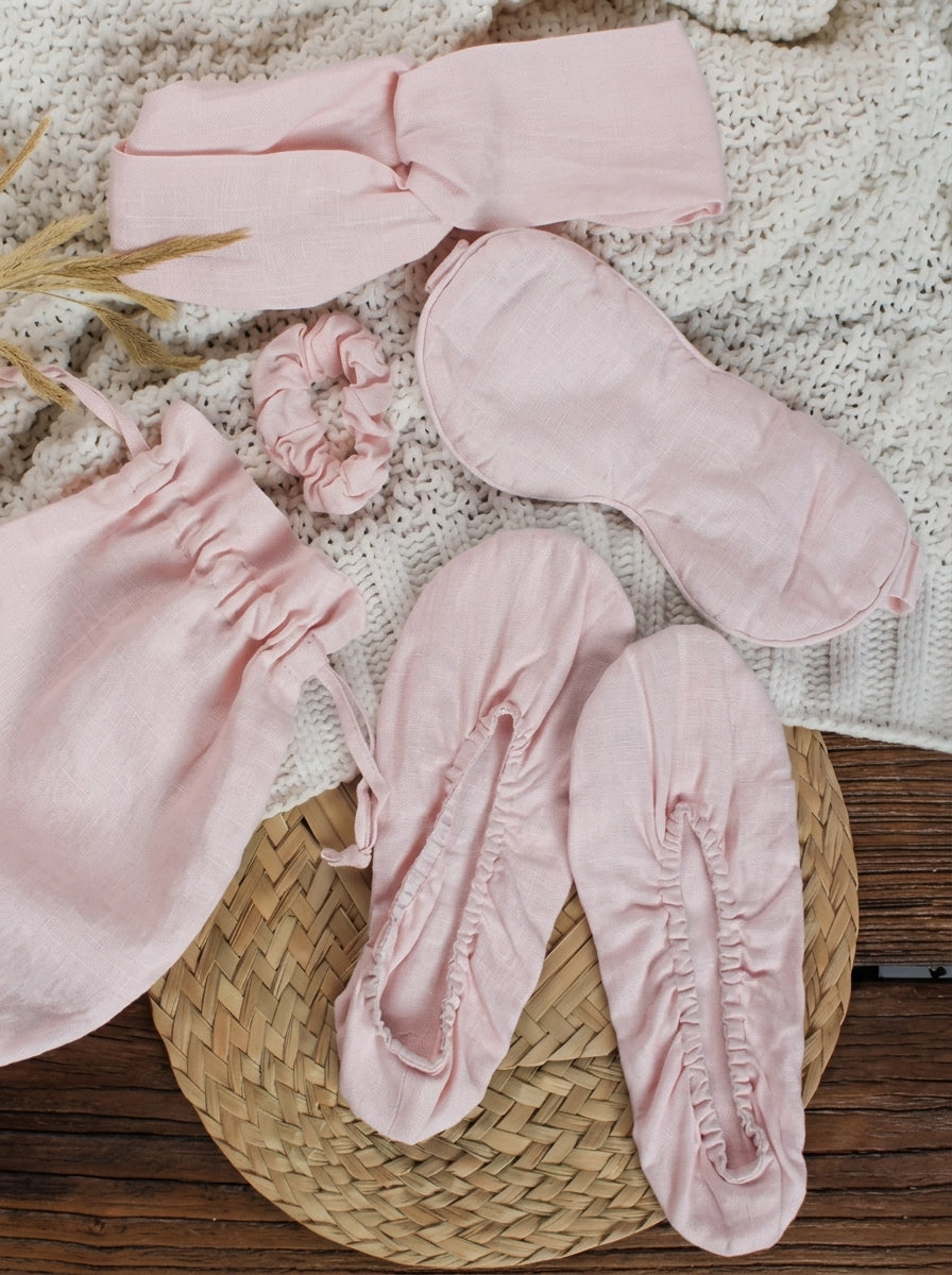 Linen Sleep and Travel Comfort Set
