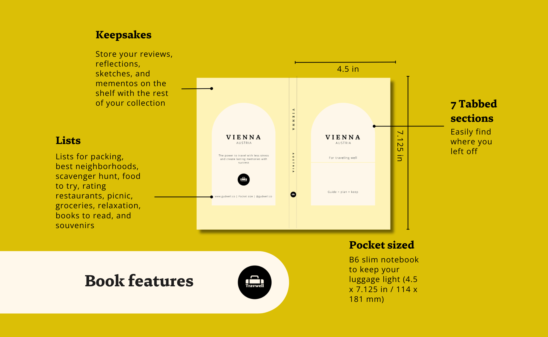 Vienna Trip Planner: Austria Printed Guide Book for an Elegant Time