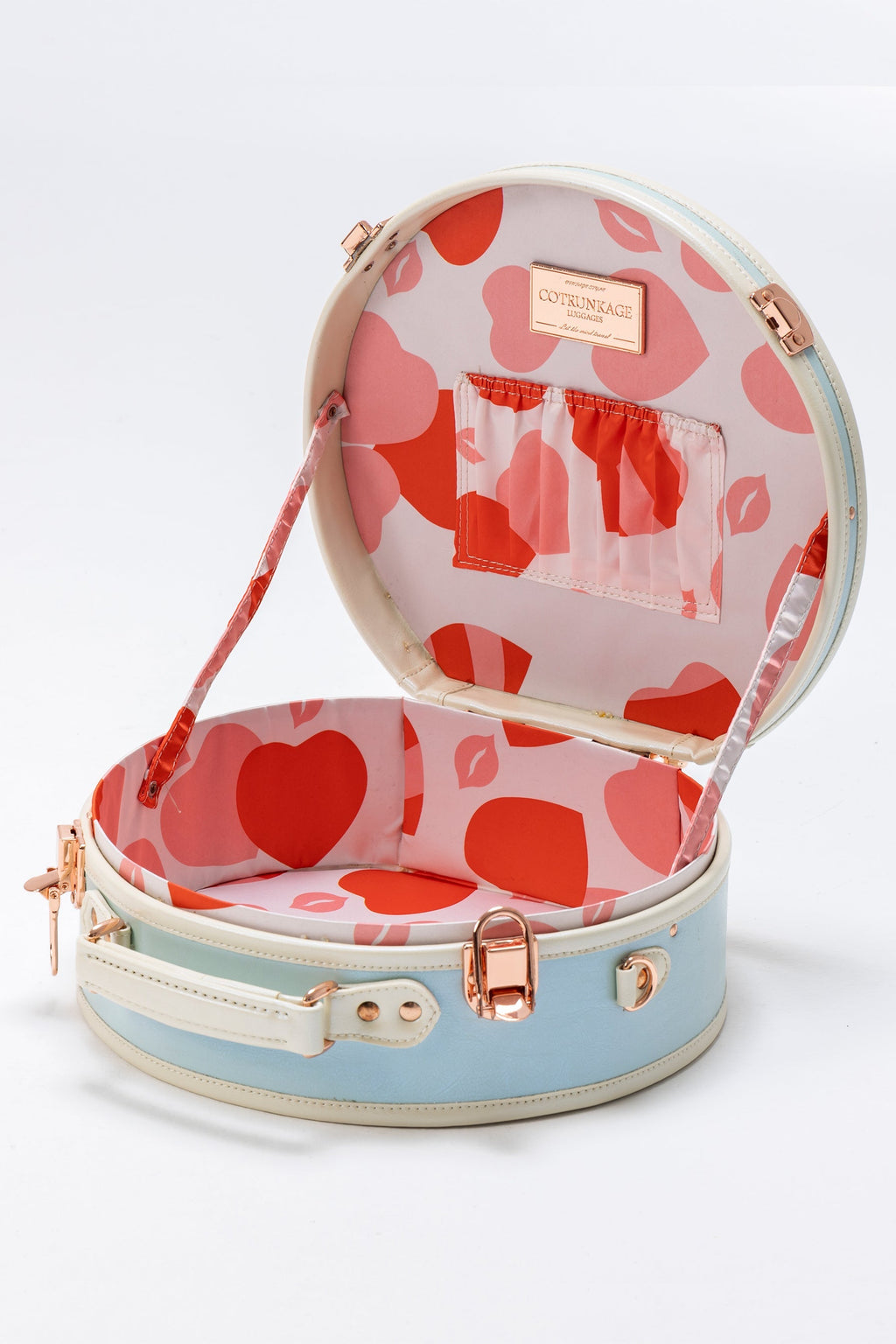 Minimalism Medium Hat Box - Sky Blue's