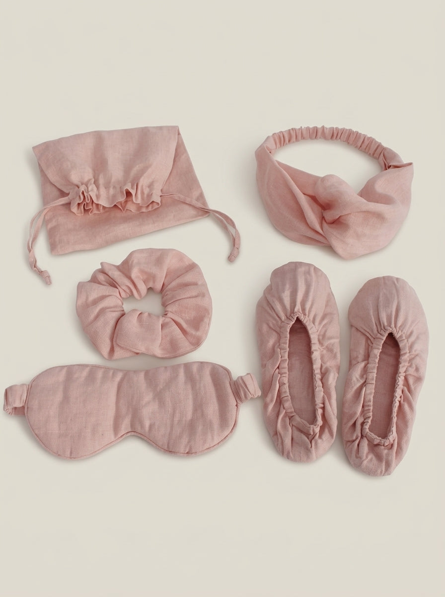 Linen Sleep and Travel Comfort Set