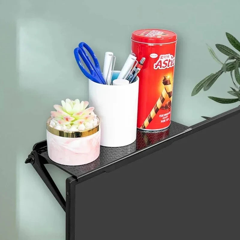 1/3PCS TV Screen Top Storage Shelf Adjustable Monitor Storage Rack Computer Desktop Display Stand TV Storage Rack Home Organizer