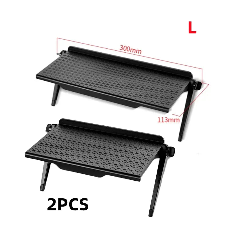 1/3PCS TV Screen Top Storage Shelf Adjustable Monitor Storage Rack Computer Desktop Display Stand TV Storage Rack Home Organizer