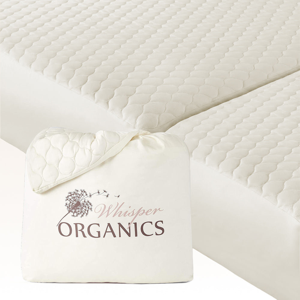 Organic Cotton Quilted Mattress Pad Protector