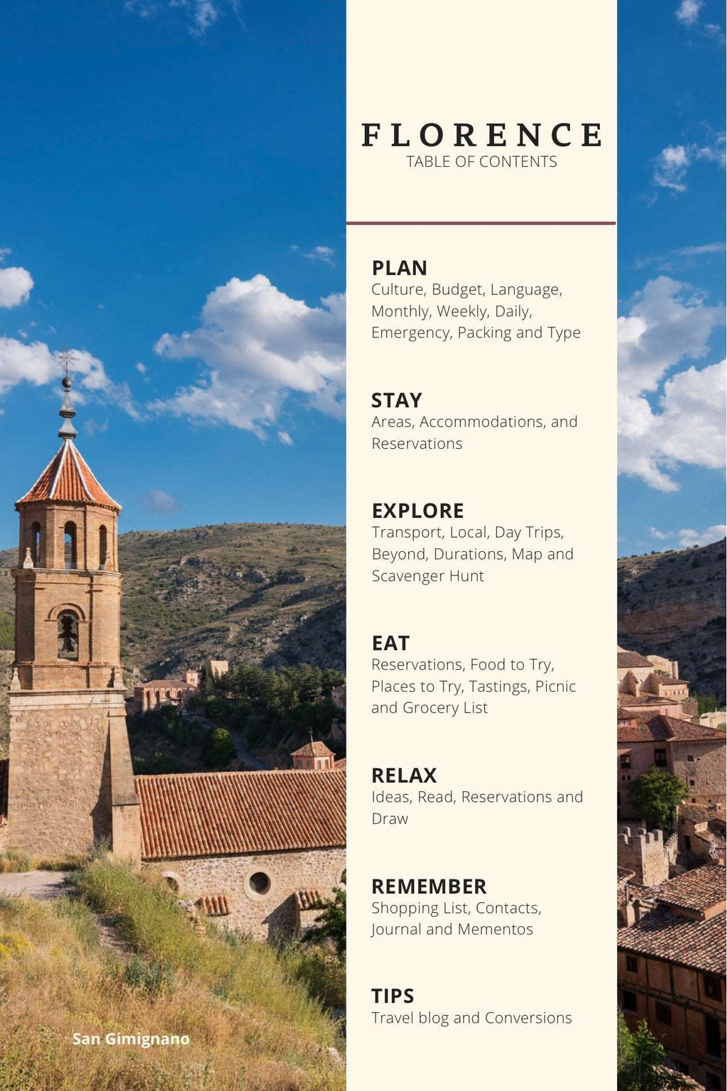 Italy Journey Planner: Explore Florence, Tuscany, & Beyond