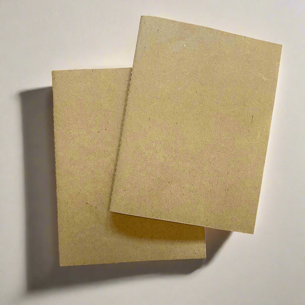 A5 Refillable Leather Traveler's Journal | Pockets, Pen Slot & Tree-Free Khadi Paper